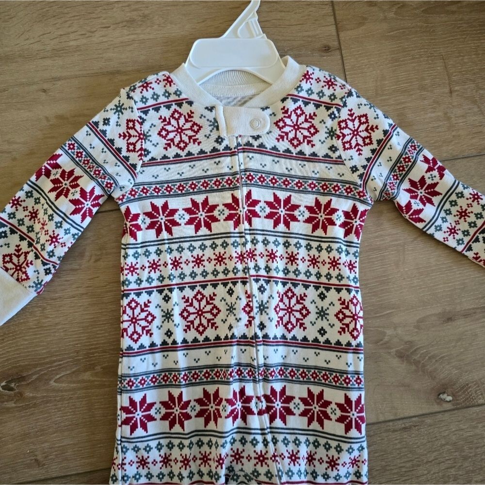 Baby Little Planet by Carter's Fair Isle Print Sleep & Play 6 Months - Picture 4 of 7